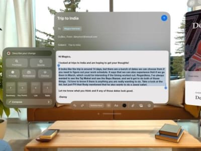 Apple Vision Pro Dapatkan Fitur AI Baru Lewat Pembaruan visionOS 2.4