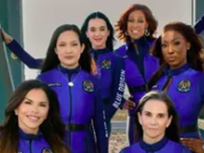 Kru Seluruh Perempuan Blue Origin Bawa Katy Perry Terbang ke Luar Angkasa