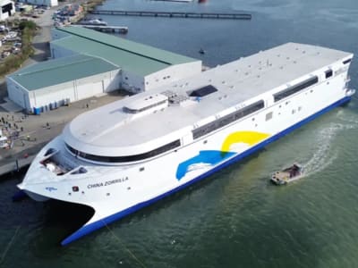 Kapal Baterai Terbesar Dunia Diluncurkan di Tasmania, Masa Depan Transportasi Laut Bersih