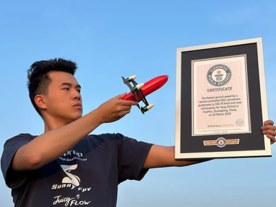 Mahasiswa Tiongkok Pecahkan Rekor Dunia Drone Mikro dengan Kecepatan 340 km/jam