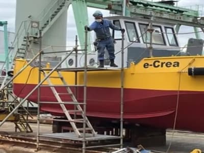 NYK Line Luncurkan Kapal Kerja Listrik Pertama untuk Kurangi Emisi Karbon
