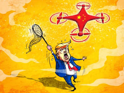 Perintah Trump untuk Batasi Drone China: Upaya Terbaru Menghadapi Dominasi Pasar