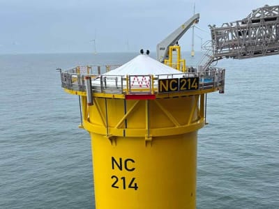 Proyek Angin Lepas Pantai Nordseecluster 1,6 GW Tahap Awal Berhasil Dipasang