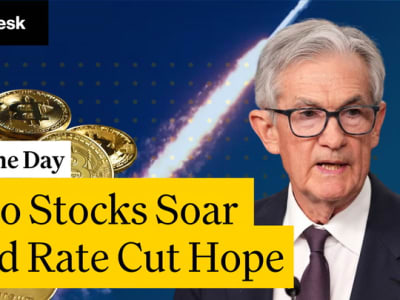 Saham Kripto Melonjak Setelah Isyarat Penurunan Suku Bunga Federal Reserve