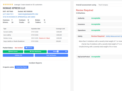 Kemudahan Vetting Pengangkut Melalui Integrasi MyCarrier Portal dan Carrier Assure