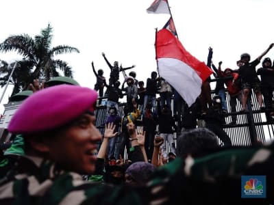 Solidaritas Diaspora Indonesia di Luar Negeri Gelar Demo Tolak Kekerasan Negara