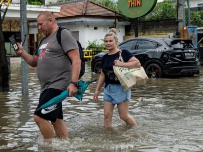 Hujan Ekstrem di Bali Sebabkan Banjir, Curah Hujan Capai Rekor Sejak 1990