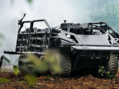 Mission Master 2.0 UGV Sukses Uji Amfibi: Dari Kapal ke Pantai Secara Mandiri
