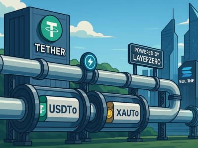 Tether Luncurkan USDT0 dan XAUT0 di Solana, Bawa Stablecoin dan Emas On-Chain