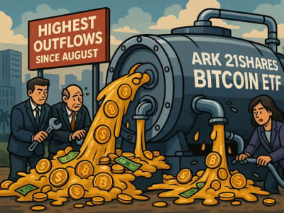 Penarikan Dana Besar dari ARKB Jadi Isyarat Turunnya Kepercayaan Institusi di Bitcoin