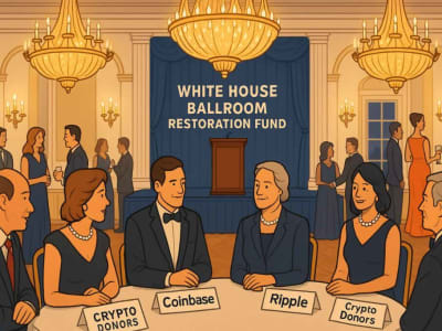 Donasi Besar dari Perusahaan Tech dan Kripto untuk Ballroom Trump di Gedung Putih
