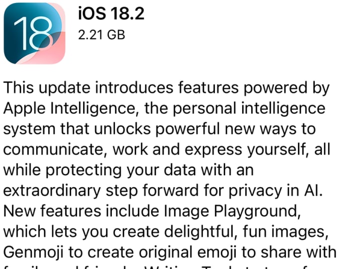 iOS 18.2—Peringatan Pembaruan Sekarang Dikeluarkan untuk Semua Pengguna iPhone