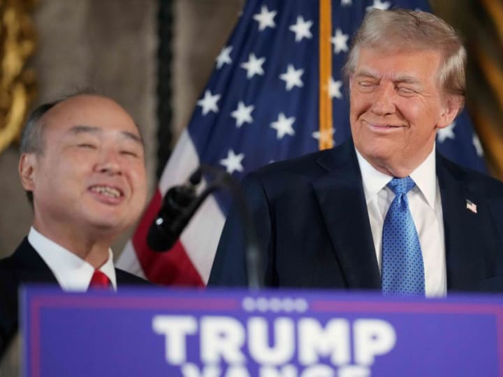 CEO SoftBank Son, Trump Umumkan Rencana Investasi AS Senilai Rp 1.64 quadriliun ($100 Miliar) 