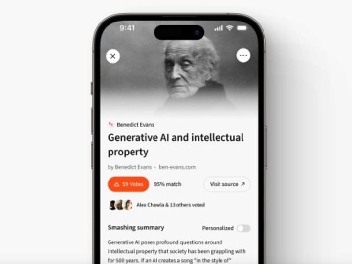 Dari pendiri Goodreads, Smashing meluncurkan aplikasi bertenaga AI untuk pembaca online.