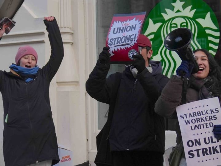 Pemogokan Barista Starbucks Meluas ke Lebih dari 300 Lokasi di AS