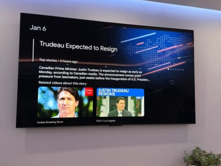 Google memperkenalkan TV bertenaga AI yang merangkum berita untuk Anda di CES 2025.