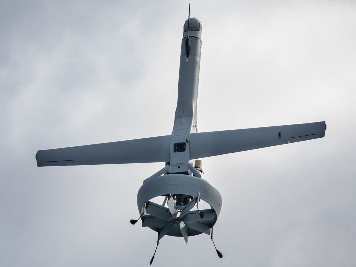 Eksklusif: Shield AI mengirimkan drone V-BAT ke angkatan laut Jepang awal tahun ini.
