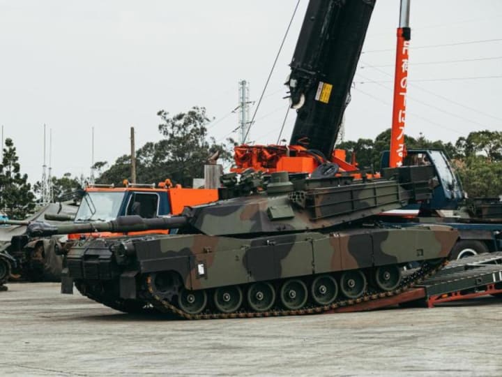 M1A2 Abrams AS Amerika Serikat mendarat di Taiwan, berlatih di depan pintu China untuk penempatan tahun 2025.