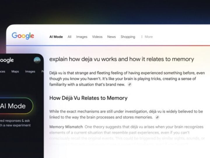 Mode 'AI' baru di Google Search memungkinkan pengguna untuk mengajukan pertanyaan yang kompleks dan terdiri dari beberapa bagian.