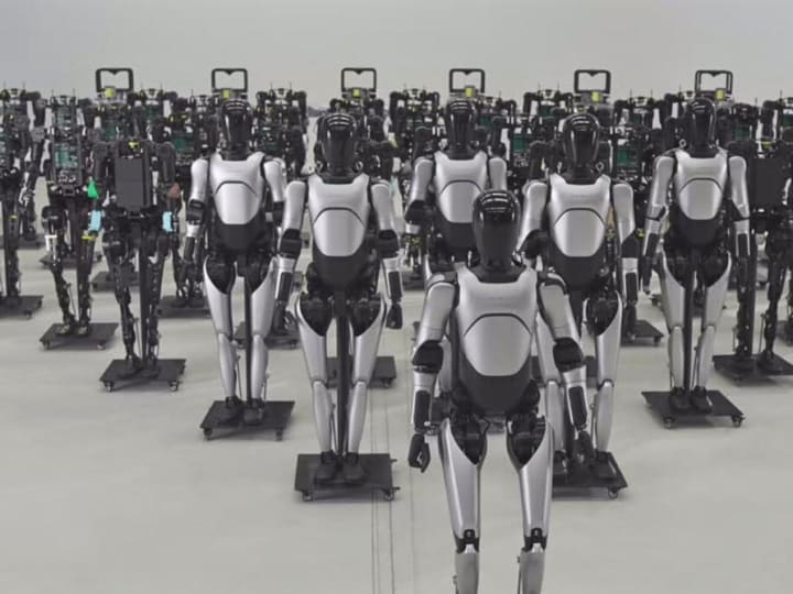 Perusahaan China merencanakan pasukan robot humanoid sebanyak 5.000 untuk bersaing dengan Optimus milik Elon Musk.