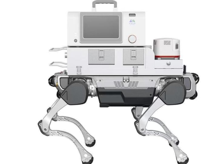 Cina meluncurkan robot penyelamat darurat pertama di dunia dengan mode quadrupedal, roda, dan trek.