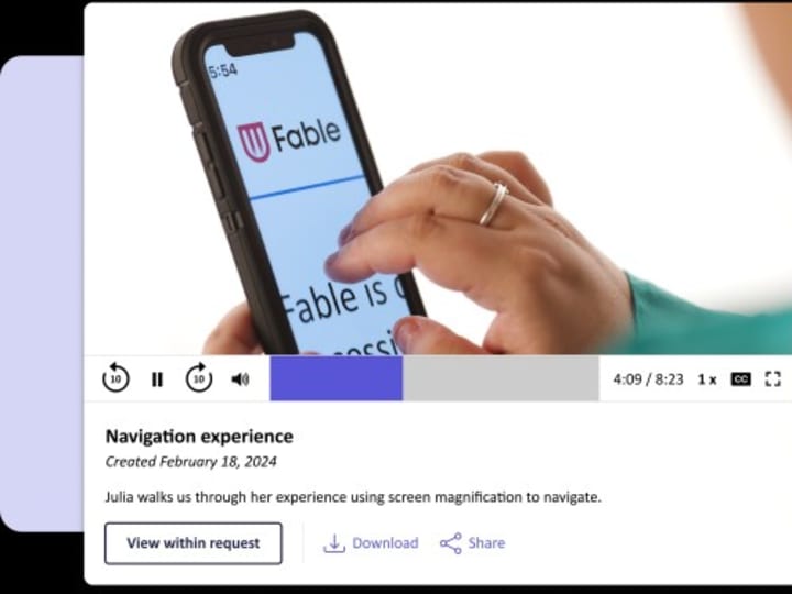 Fable menambahkan gangguan kognitif dan pendengaran ke dalam alat aksesibilitasnya dengan putaran pendanaan sebesar Rp 411.13 miliar ($25 juta) .