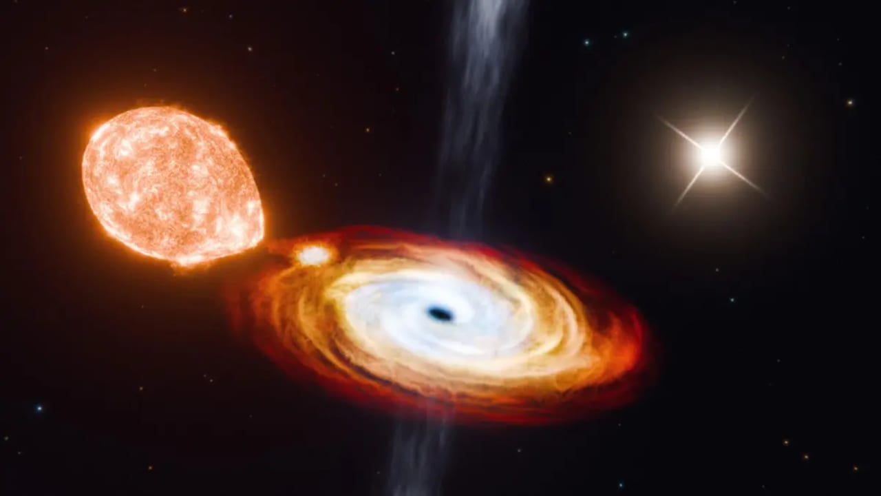 'Triple lubang hitam' pertama yang ditemukan berjarak 8.000 tahun cahaya, menentang konsep supernova.