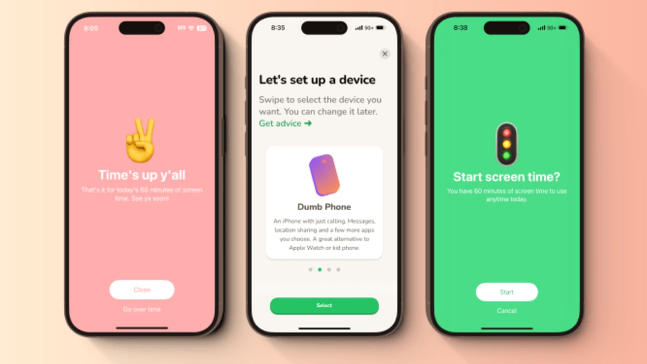 Aplikasi Screenable mengubah iPhone apa pun menjadi ponsel awal untuk anak-anak.