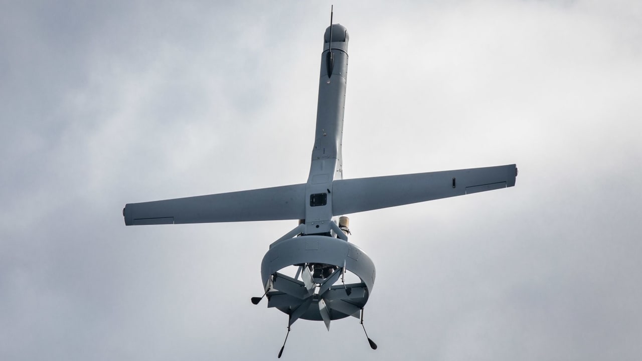 Eksklusif: Shield AI mengirimkan drone V-BAT ke angkatan laut Jepang awal tahun ini.