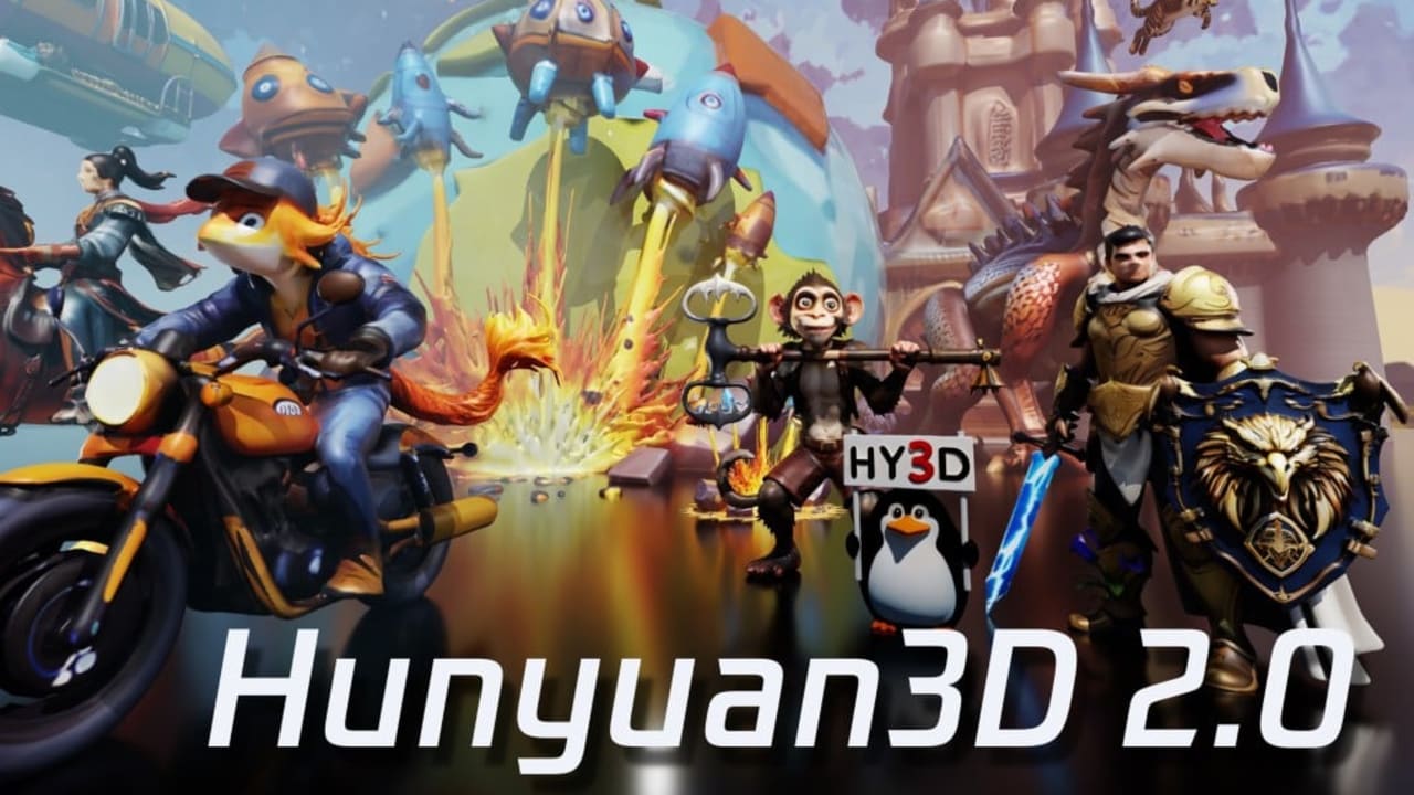 Tencent meningkatkan upaya AI global dengan sistem generasi 3D Hunyuan yang canggih.