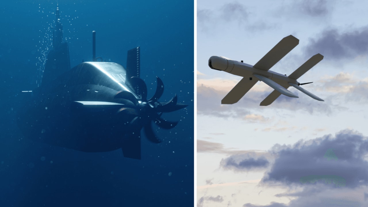 Drone yang diluncurkan dari kapal selam pertama di dunia yang dapat berenang dan terbang menimbulkan ancaman baru bagi AS.