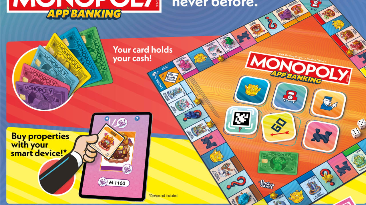 Versi baru Monopoly menggantikan uang tunai dan perhitungan dengan aplikasi seluler.