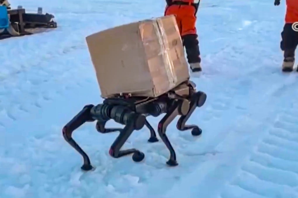 Robot Anjing Berkaki Enam Uji Tugas Berat di Suhu Ekstrem Antartika