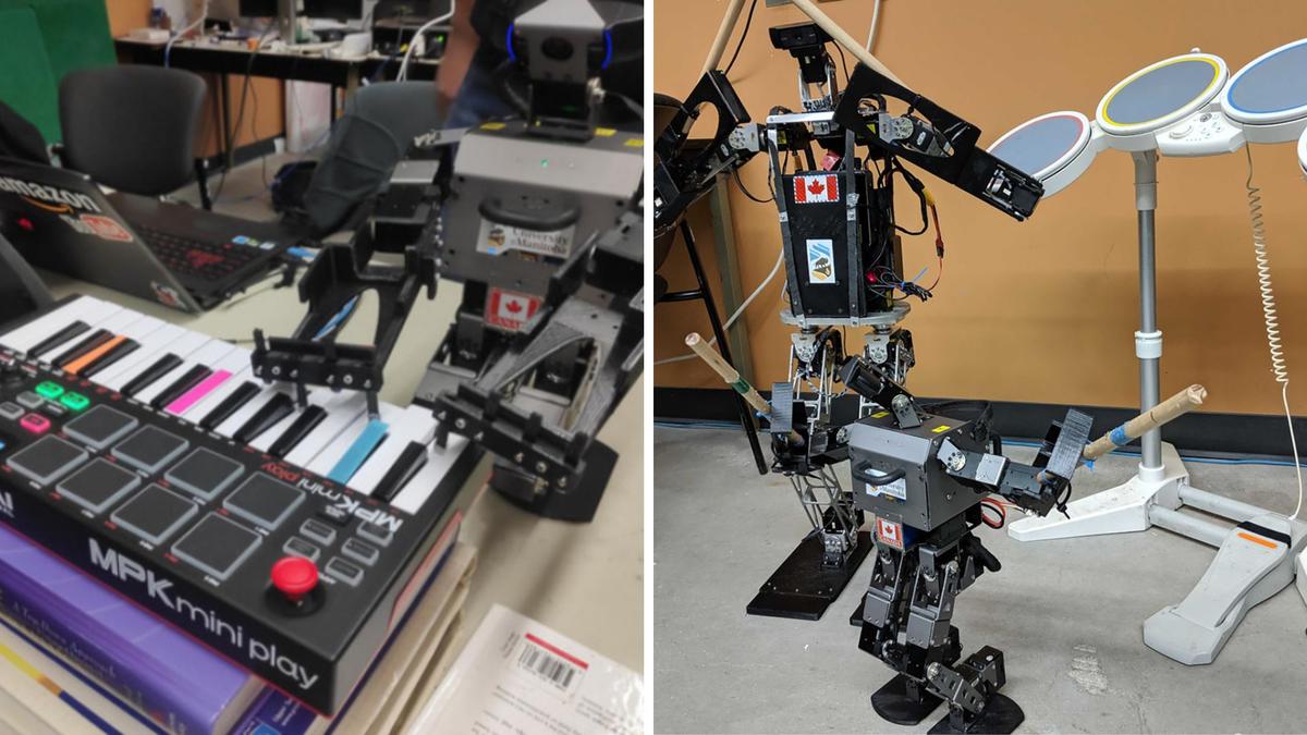 Robot Humanoid Berkolaborasi dengan Manusia dalam Band Musik Real-Time