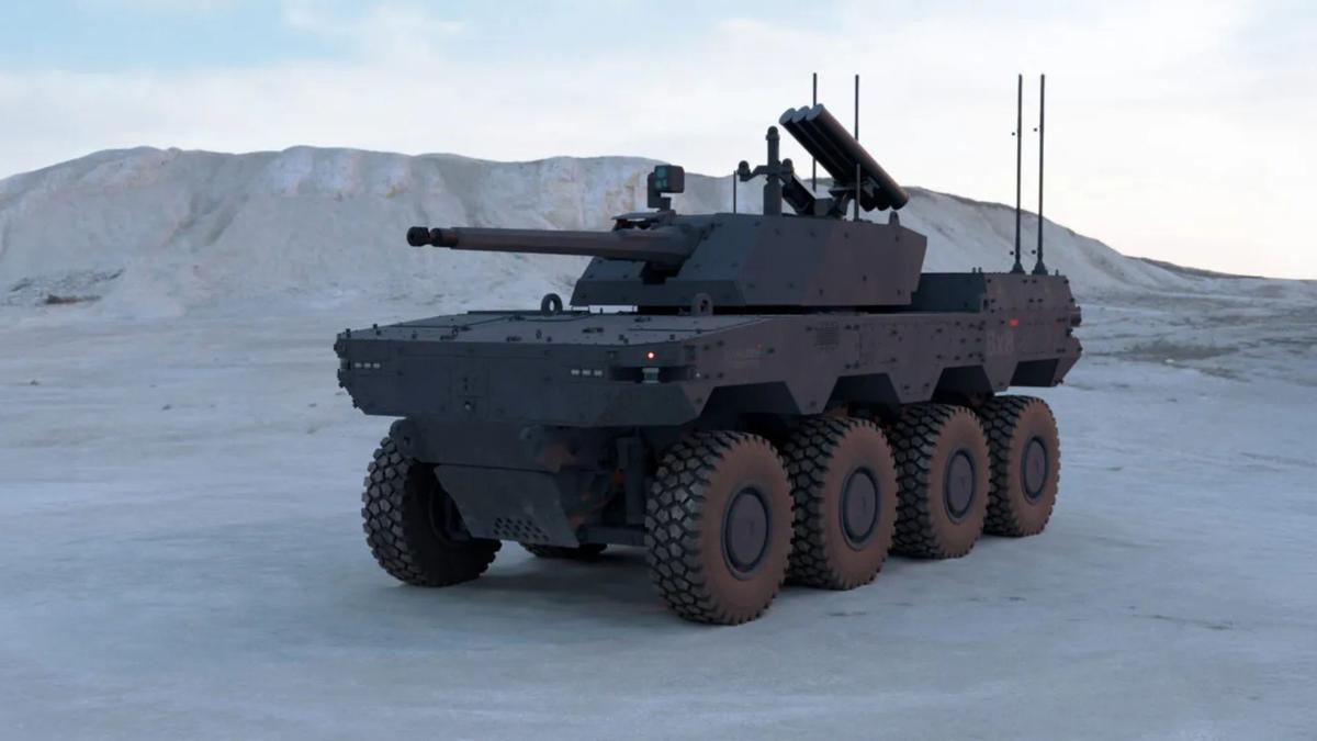 Milrem Luncurkan HAVOC 8×8: Robot Tempur Hybrid untuk Operasi Modern