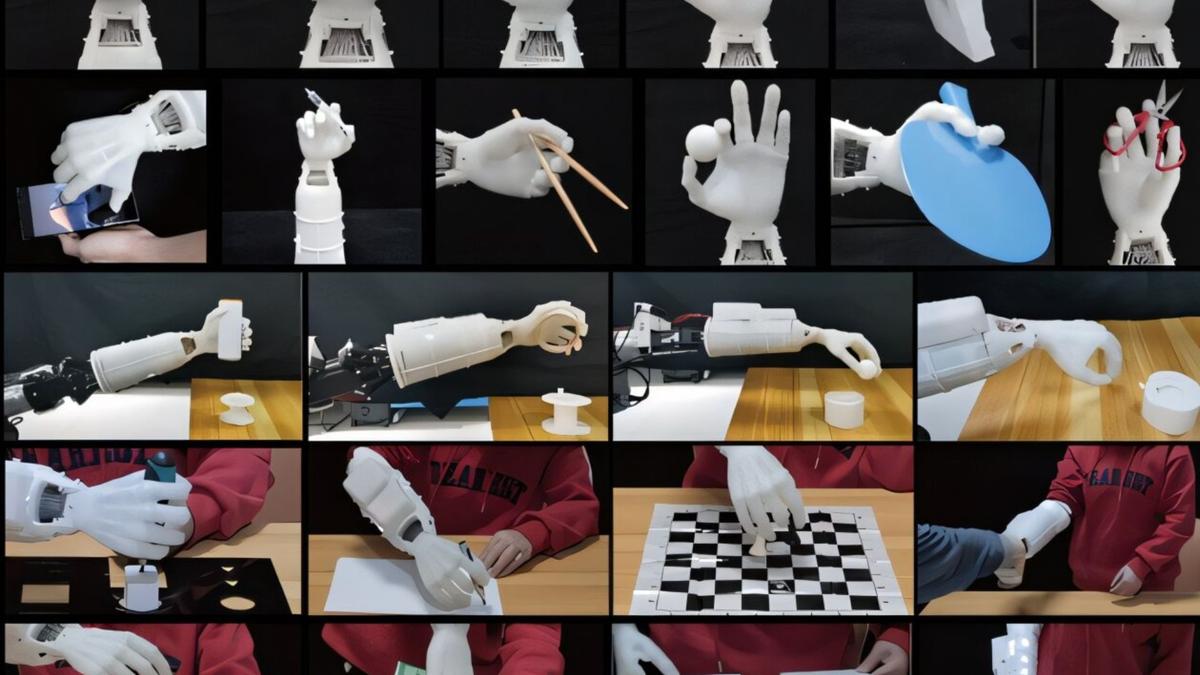 Tangan Prostetik Ringan dan Tangkas dengan 19 Derajat Kebebasan dari China