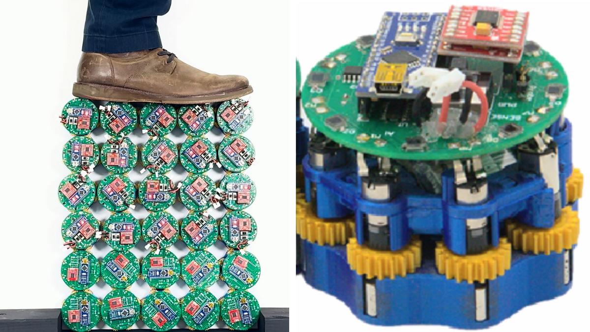 Robot Kolektif Berbentuk Bahan Pintar yang Dapat Berubah Bentuk dan Menyembuhkan Diri