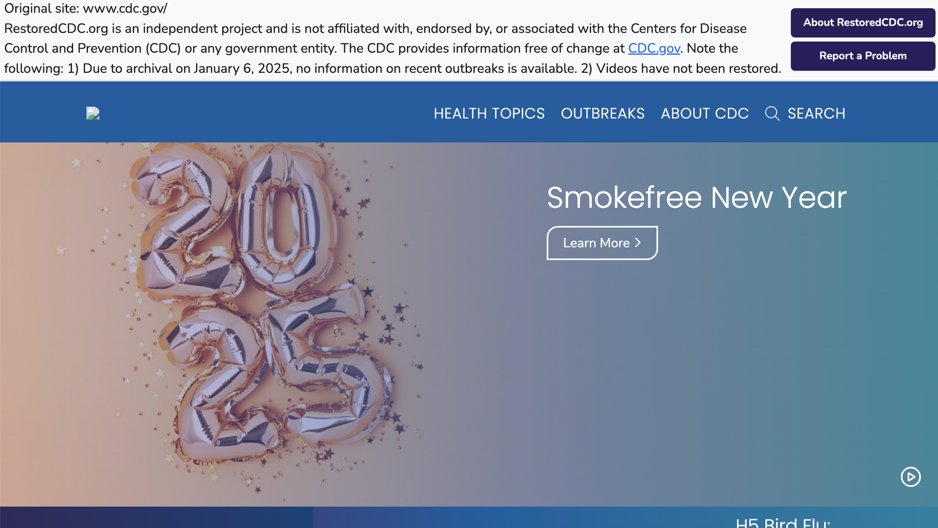 RestoredCDC.org: Mengembalikan Situs CDC untuk Jaga Akses Data Kesehatan Publik