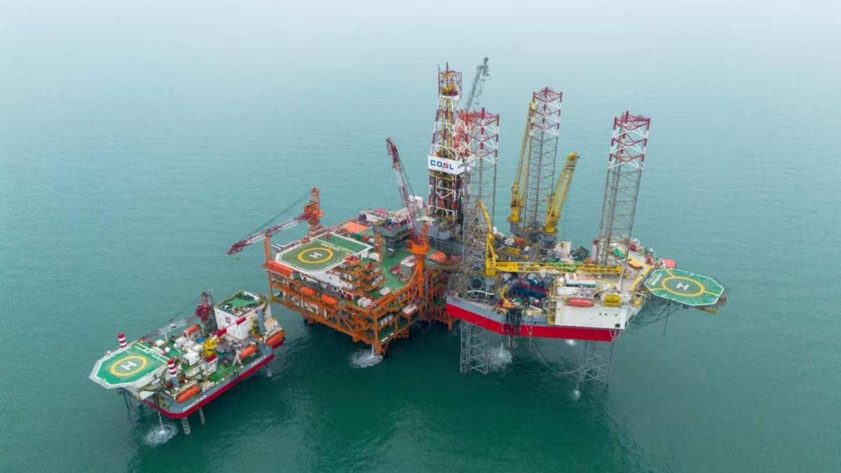 Penemuan Besar Minyak dan Gas di Bukit Tertimbun Teluk Beibu oleh CNOOC