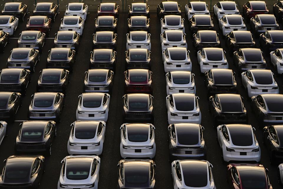 Trump Beli Tesla Dukung Elon Musk Saat Saham Perusahaan Turun Tajam