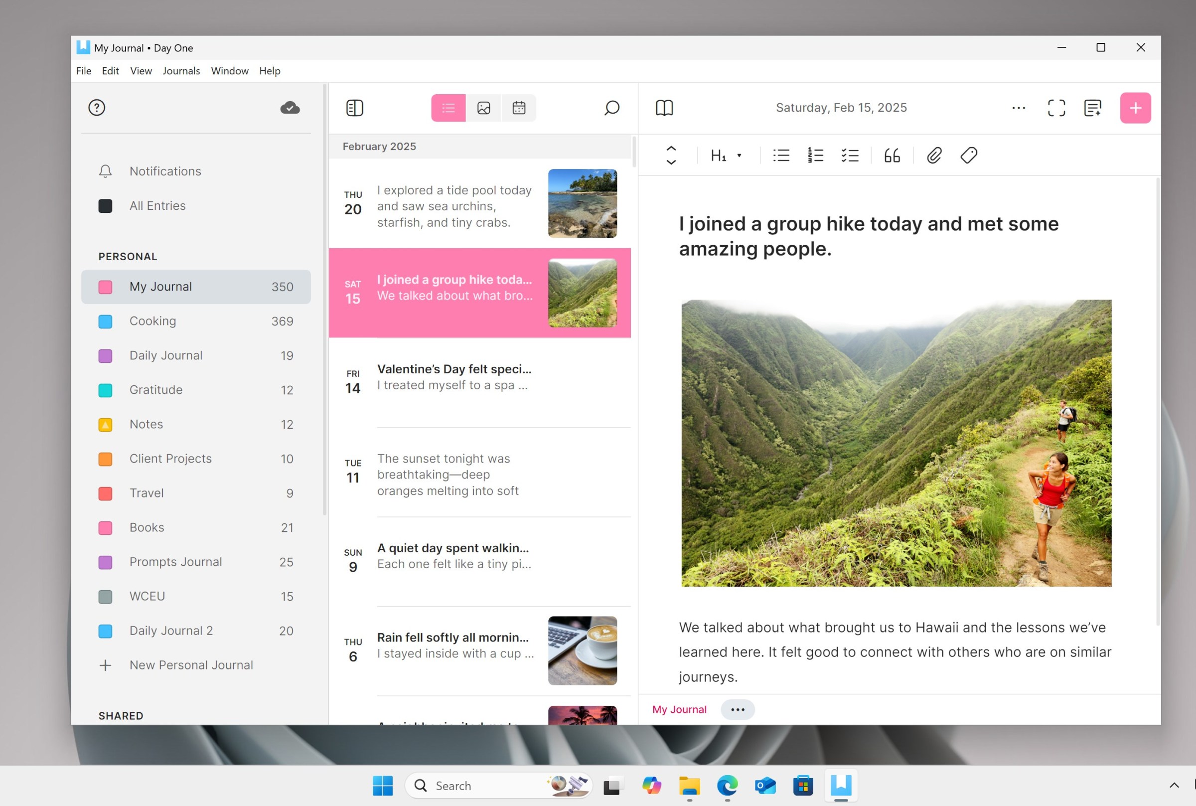 Day One Luncurkan Aplikasi Jurnal Windows dengan Fitur Enkripsi dan AI