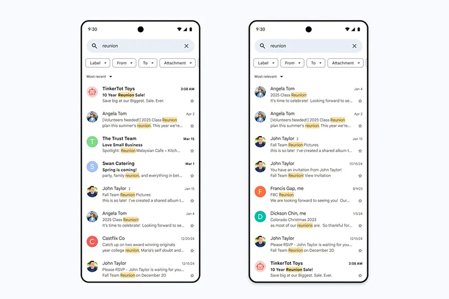 Google Luncurkan AI untuk Memudahkan Pencarian Email Gmail Lebih Cepat