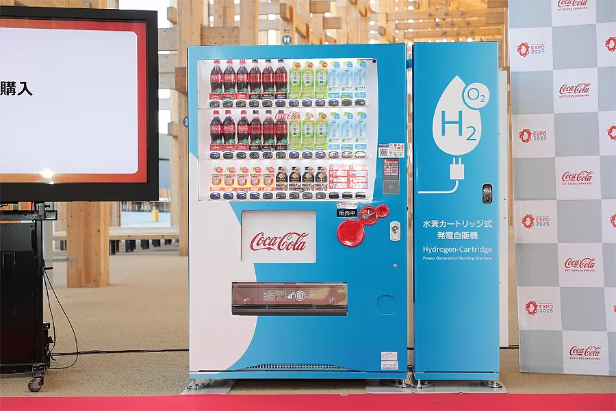 Coca-Cola Perkenalkan Mesin Vending Hidrogen Ramah Lingkungan di Expo 2025