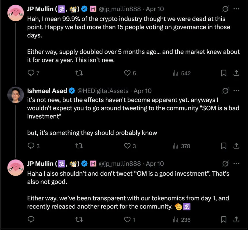 Kehebohan Kejatuhan Mantra: Dari Puncak Kesuksesan ke Kerugian Rp 82.22 triliun ($5 Miliar)  Token OM