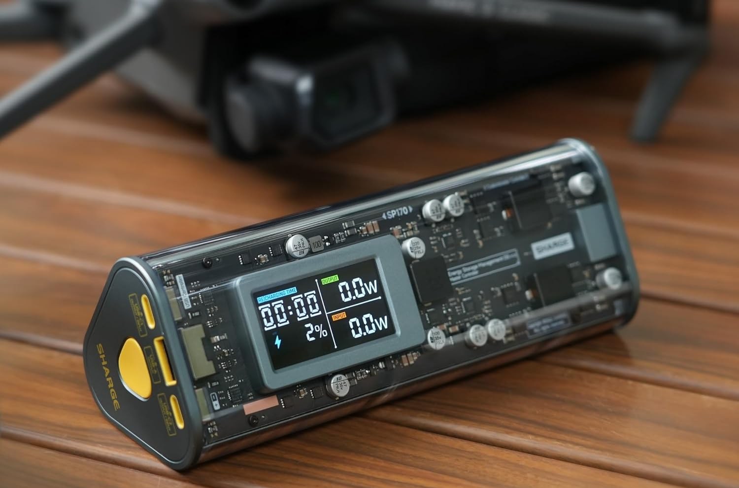 Shargeek 170 Power Bank dengan Casing Transparan dan Fitur Canggih