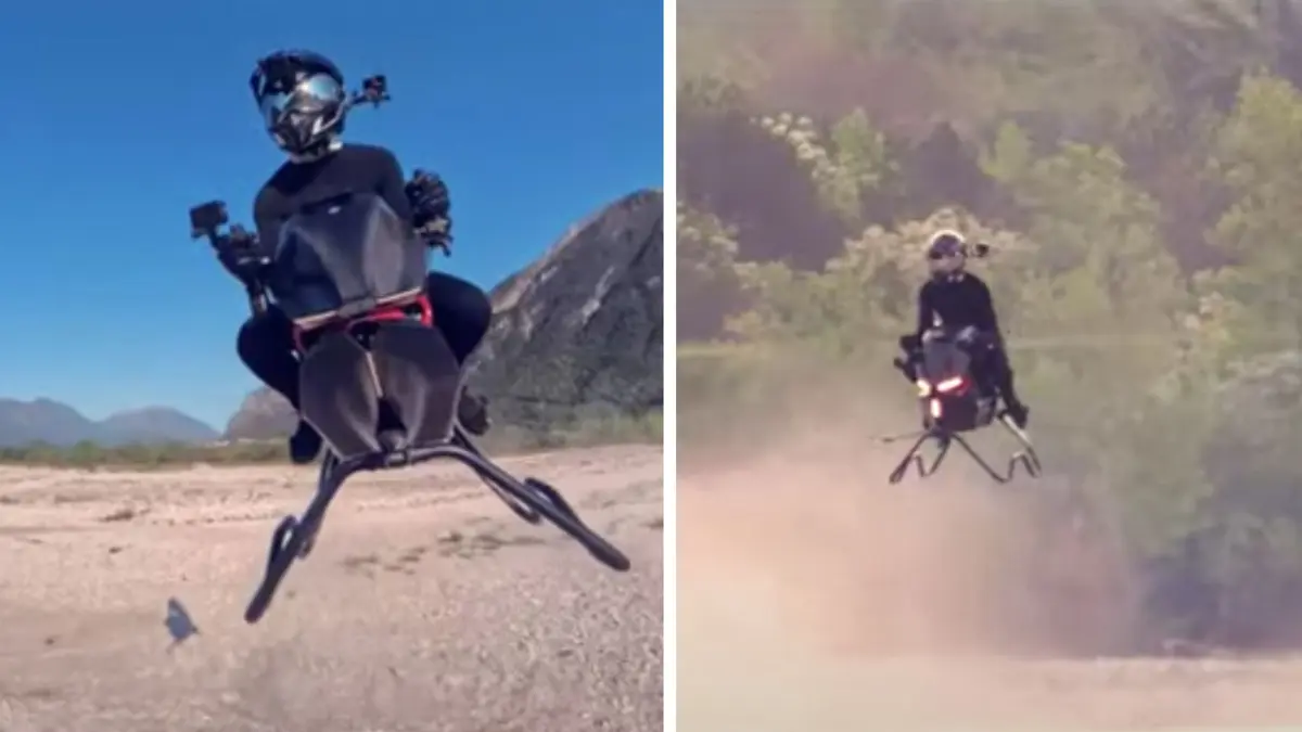 Volonaut Airbike: Motor Terbang Super Ringan dengan Kecepatan 124 mph