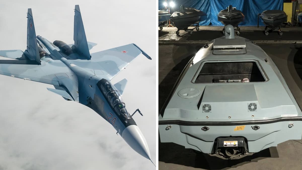 Drone Laut Ukraina Tembak Jatuhkan Pesawat Tempur Rusia Pertama Kali di Dunia