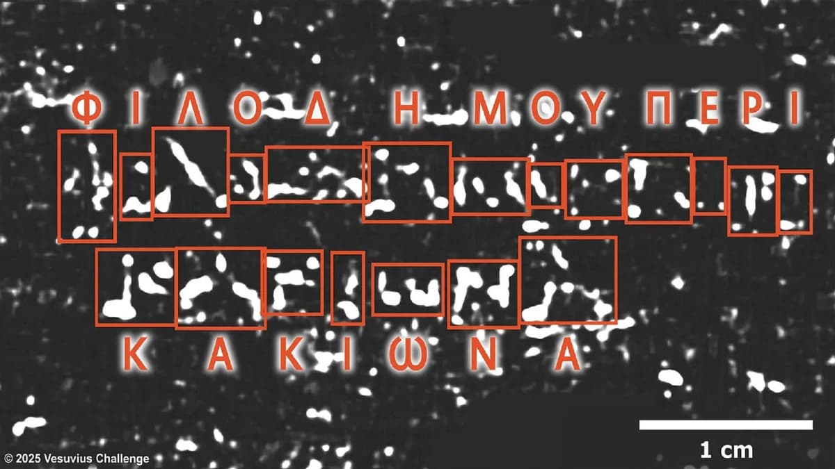 Teknologi Canggih Ungkap Penulis dan Judul Gulungan Romawi Terbakar