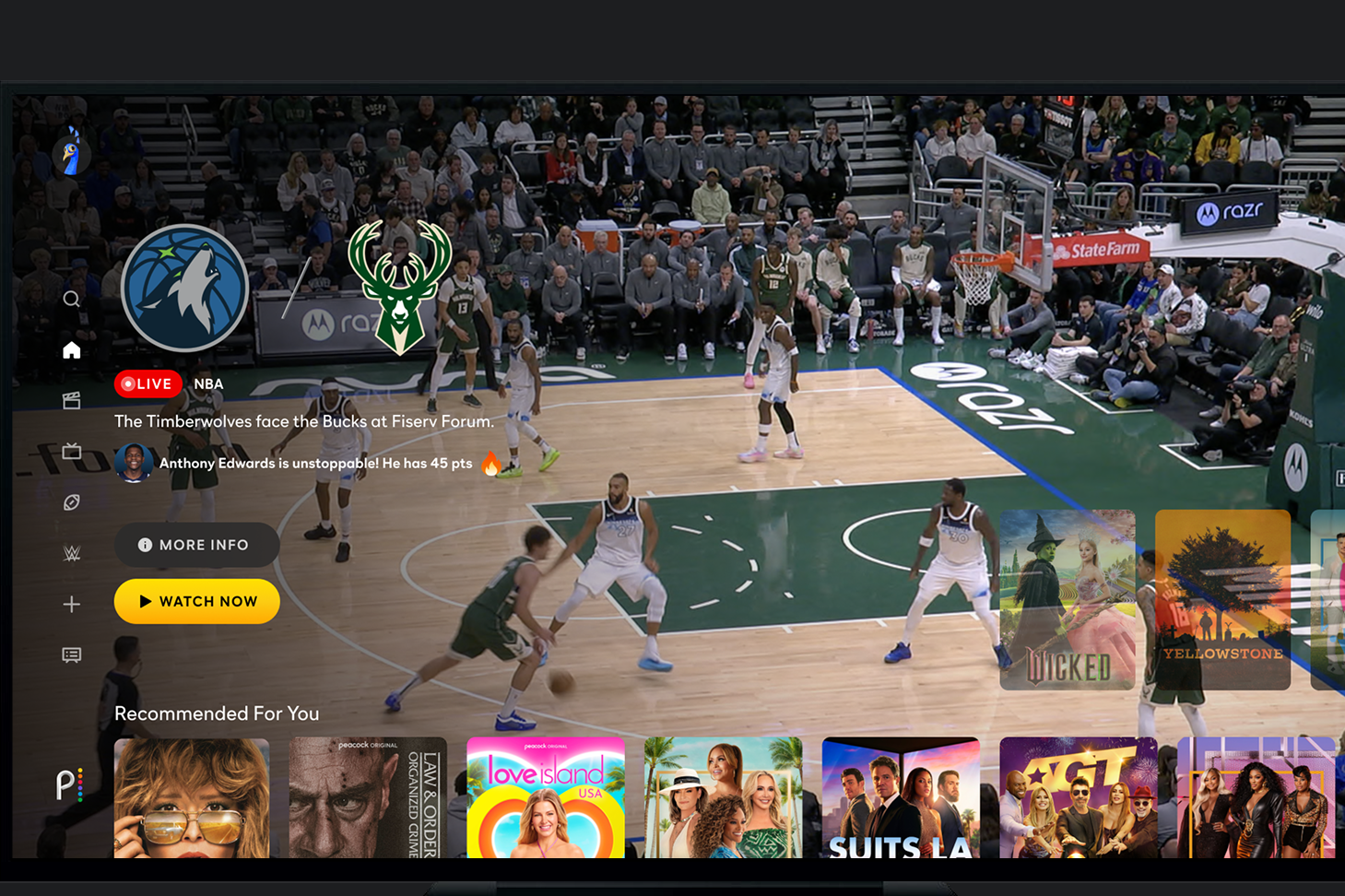 Peacock Hadir Dengan Fitur Baru Membuat Nonton NBA Jadi Lebih Seru dan Interaktif