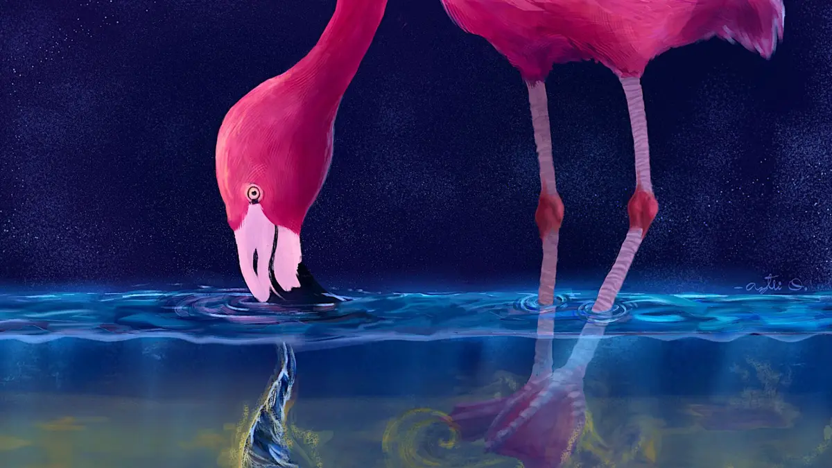 Flamingo Membuat Pusaran Air untuk Menangkap Mangsa Hidup: Temuan Baru Mengubah Cara Makan Mereka